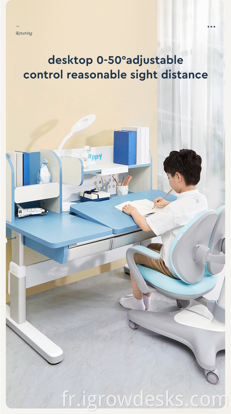 igrow kids home desk chaise table d'étude bureau d'étude simple